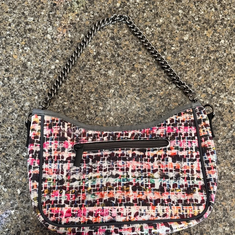 Like NEW Haute Shore Stylish Multicolor Print Women's Bag w/2 straps